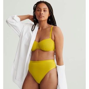 CUUP brand bra size 36E Pale yellow